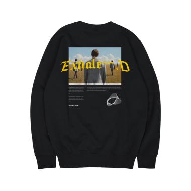 Dobujack Sweater Exhale Black Crewneck XL