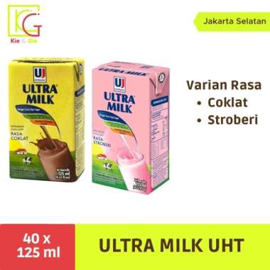 susu UHT ultra milk 125 ml STROWBERY