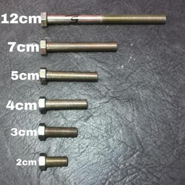 Baut 10 / Kunci 14 Berbagai Ukuran Bandung 2cm