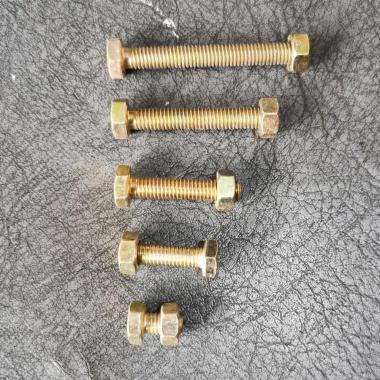 Mur Baut Plat Nomor, Baut Kunci 10, Panjang 1, 2, 3, 4, 5, 6, 7, 10cm Mur 10 Saja