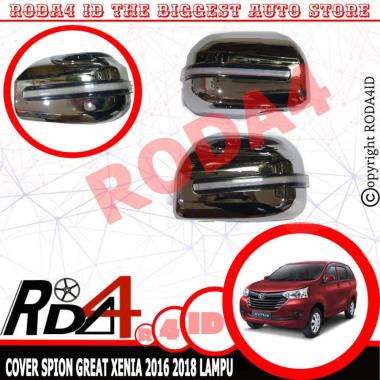 RUNNING SEIN LED Cover Spion Mobil GREAT XENIA 2016 2018 Chrome