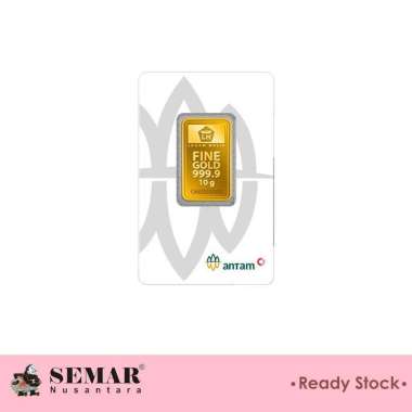 Logam Mulia Antam Press 10gr Emas Batangan Semar Nusantara