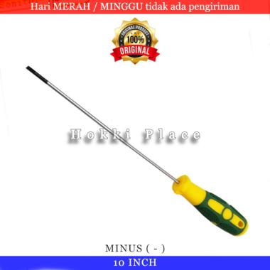 OBENG GAGANG KARET OBENG BAGUS OBENG RADIO 10 INCH MINUS