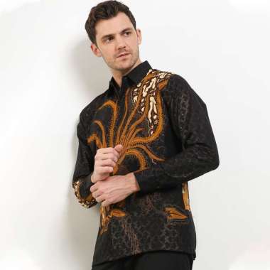 Rianty Batik Premium Pria Kemeja Panjang Furing Prada Oliver S