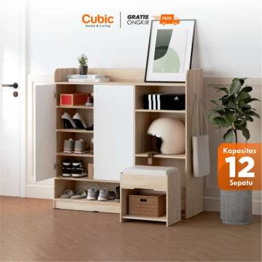 Cubic Lemari Sepatu Minimalis / Rak Sepatu / GENIO LS 120