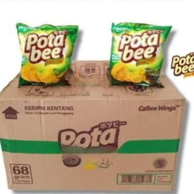 Potabee Keripik Kentang Rumput Laut 68 Gr - ( Harga 1 Dus Isi 30 Pcs )