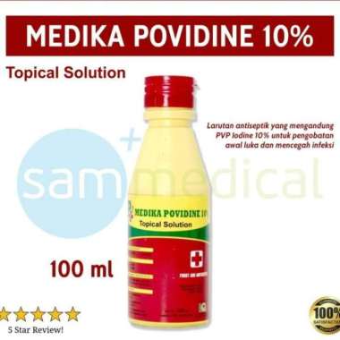 Medika Iodine Povidone atau Povidone Iodine 100ml