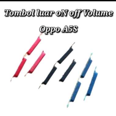 Tombol luar on off volume oppo A5s - A7 - A12