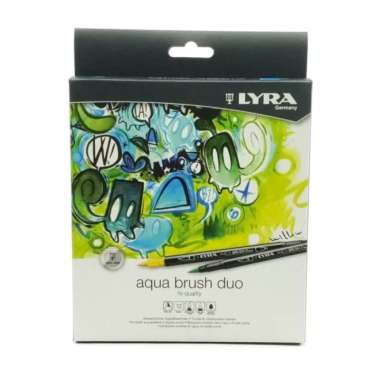 Lyra aqua brush duo stylo-feutre couleurs assorties 36 pièce(s