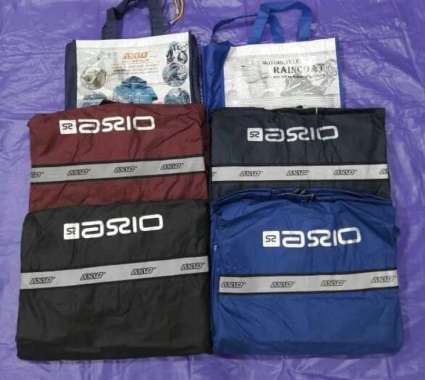 Jas Hujan Jaket Celana Axioo ORIGINAL Parasut L Maroon