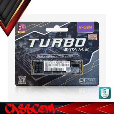 SSD V-Gen 256GB - Sata 3 VGen 256 GB. M.2 Sata