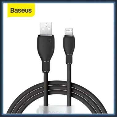 BASEUS PUDDING KABEL DATA USB TO LIGHTNING IPHONE FAST CHARGING 2,4A 1M Blue