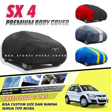 PREMIUM Body Cover Mobil SX4 Sarung Mobil SX4 Xover X-Over waterproof anti air xover kuning