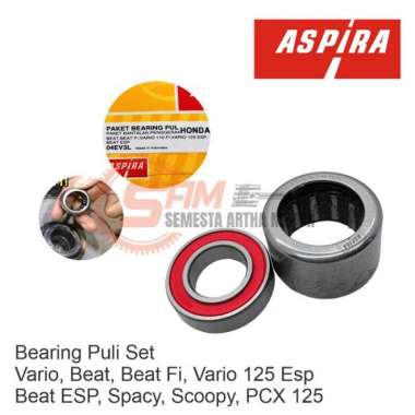 Bearing Puli Pully Aspira Beat Fi Vario 125 eSP PCX 150 CVT Laher Set