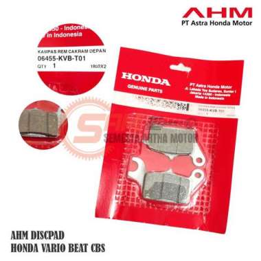 Disc Pad AHM Vario CBS Scoopy Spacy Beat Fi Kampas Rem Cakram Motor
