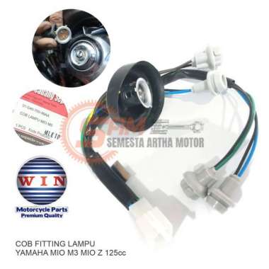 Win Soket Fitting Lampu Depan Mio 125 M3 Kabel Cob Kualitas Bagus