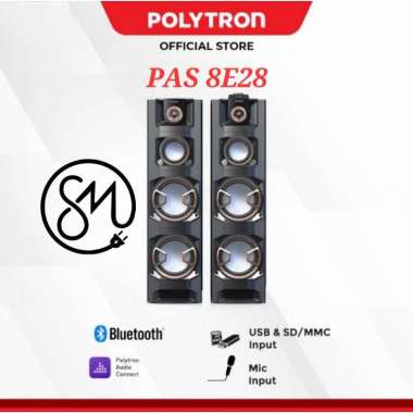 Speaker Aktif Polytron PAS 8E28 Active PAS8E28 Bluetooth Super Bass XBR