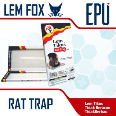 Lem Fox Rat Trap Fox Lem Tikus Fox Perangkap Tikus Mouse Trap 3 Pieces