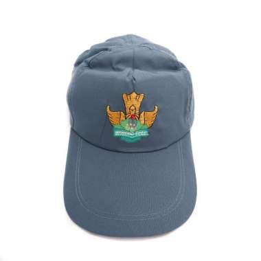 Topi Sekolah SMU SMA Biru BORDIR Jaring Trucker - 1 Buah