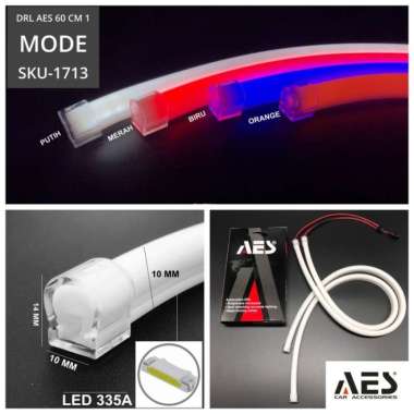 lampu led drl fleksibel 60 cm AES Multicolor