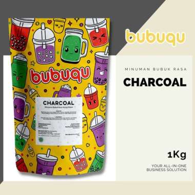 Bubuqu Powder Drink Charcoal - Bubuk Minuman Charcoal 1 Kg