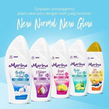 Marina Uv White Hand Body Lotion 92ml - Lotion Marina White Hydra Bright