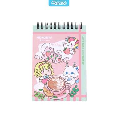 Mokonya A6 Memo Spiral Notebook 2450-4347 - Adinata / Buku Catatan / Memo