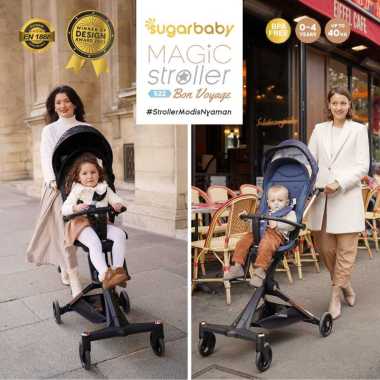 Sugarbaby Magic Stroller 522 BonVoyage Kereta Dorong Bayi Modis Tinggi/Stroller 2 Arah/Stroller bayi