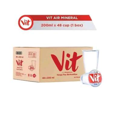 VIT Air Mineral Gelas 200 1 DUS 48 pcs pakingstandart