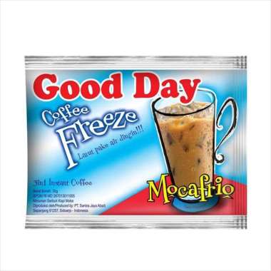 Promo Harga Good Day Coffee Freeze Mocafrio per 10 sachet 30 gr - Blibli