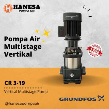 Grundfos CR 3-19 Pompa Sentrifugal Multistage Vertikal