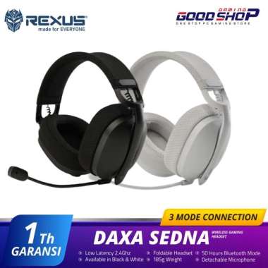 Rexus Headset Daxa Sedna - Gaming Headset Putih
