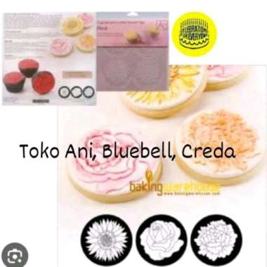 CK Cupcake / Cookie Texture Tops Floral O 8.5 cm ( 43-4801 )