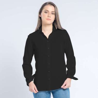 C2 Izzora Black Kemeja Casual Wanita S