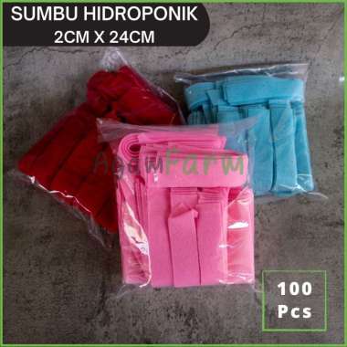 Kain Flanel Sumbu Hidroponik Isi 100 Potong