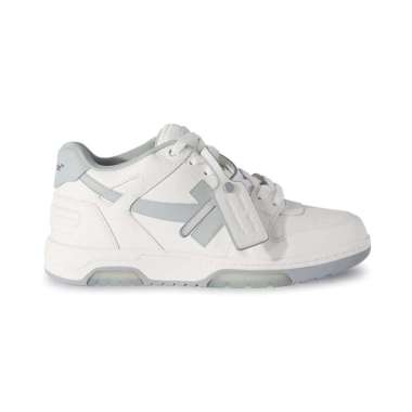 [12.12 Dealcember] Off-White Out Of Office Sneakers White Grey with Brand Stamp Shoelaces 44 White
