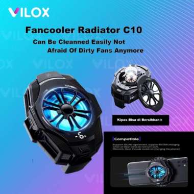 C10 funcooler fan cooling pendingin hp radiator+charger iphone TYPE C iphone