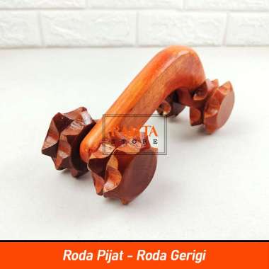 KT100-Kayu Alat pijat refleksi Roda Pijat Gerigi/therapy wood/Terapi pijat totok/rahta wood craft Ro