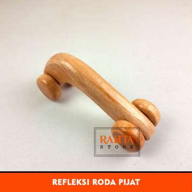 KT100-Kayu Alat pijat refleksi Roda Pijat Gerigi/therapy wood/Terapi pijat totok/rahta wood craft Ro
