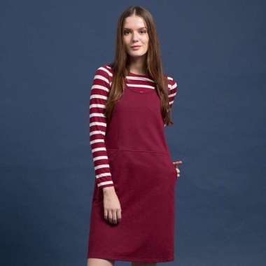 C2 Oktari Red Overall Wanita S