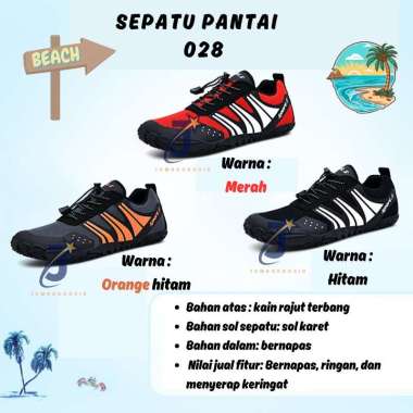 Sepatu Pantai Sepatu Poundfit Sepatu Renang Sepatu Wading Sepatu trekking Sepatu gowes 39 028-ORENHI