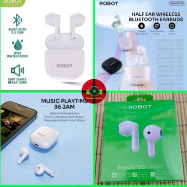 Robot Airbuds T60 TWS Wireless Earphone Headset Bluetooth