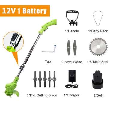 12V24V188V Mesin potong rumput b 12V +1 Baterai