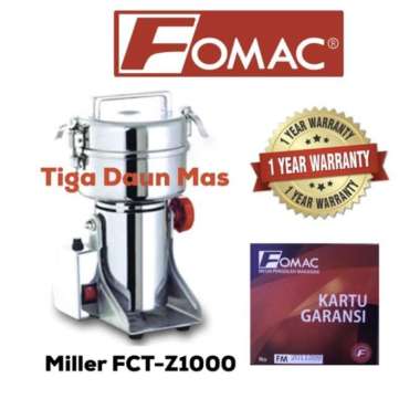 Mesin Penepung Miller Fomac FCT-Z1000 kapasitas 1000 gram