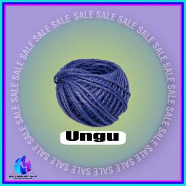 tali rami / tali benang goni vintage / tali goni warna warni Ungu