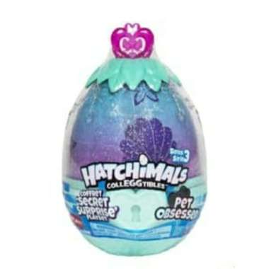 HATCHIMALS COLLEGGTIBLES SECRET SURPRISE - PET OBSESSED PLAYSET - QUASIONSTUR Biru