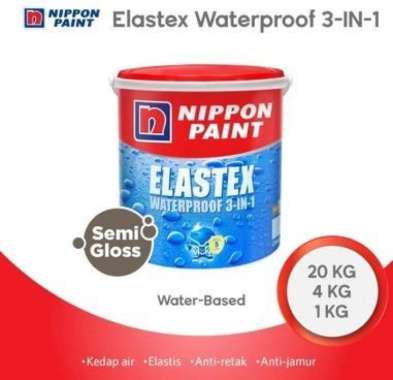 CAT TEMBOK WATERPROOFING ELASTEX 1 KG PUTIH