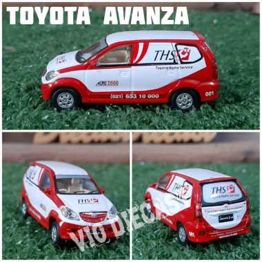Diecast Miniatur Toyota Avanza THS skala 1:64