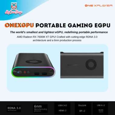 ONEXGPU PORTABLE EGPU AMD RADEON RX 7600M XT 2.3GHz
