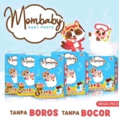 MOMBABY PANTS Ukuran : S54+6, M50+6, L42+6, XL36+6, XXL32+6 MOMBABY S54+6